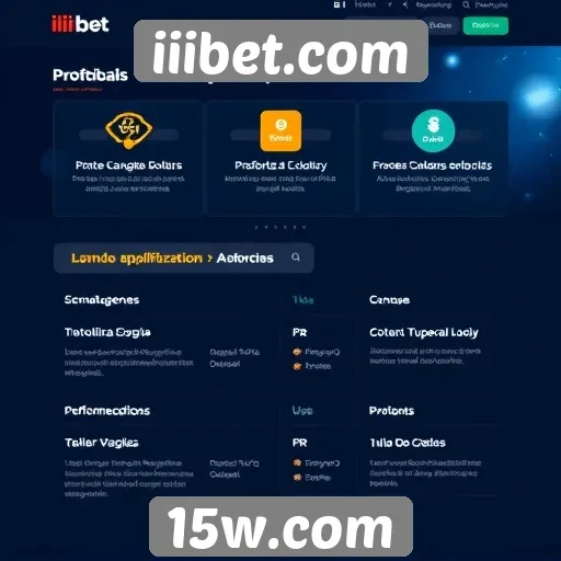 Recursos e funcionalidades do site iiibet.com
